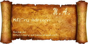 Móry Adrienn névjegykártya